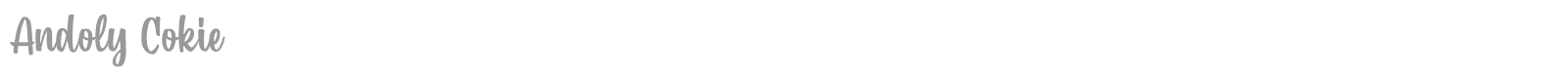 Andoly Cokie font preview